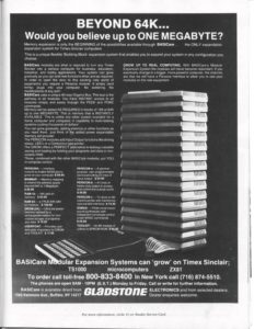 Gladstone 1 megabyte ZX81 AI