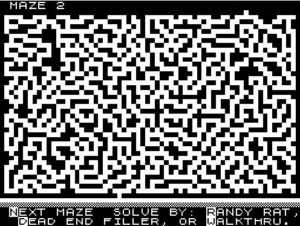 ZX81 Maze-solver